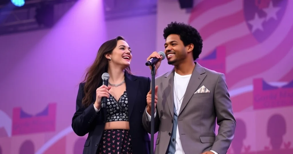 Olivia Rodrigo and Conan Gray Celebrate Friendship on Stage at Gov Ball 2025