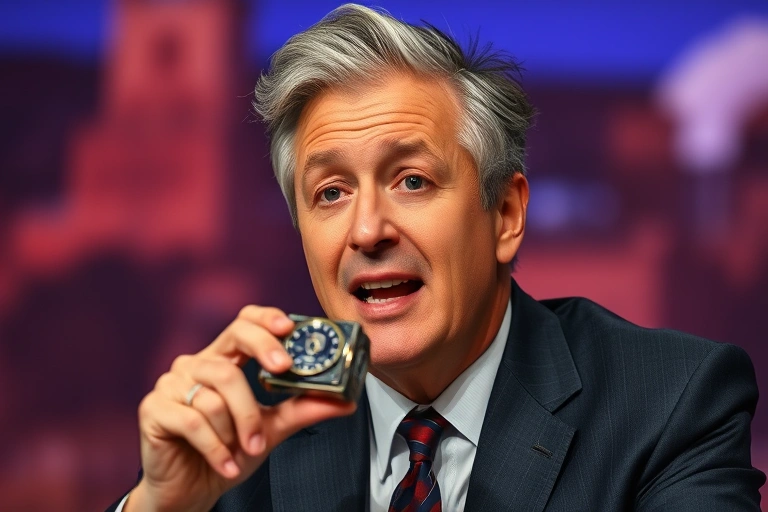 Conceitos visuais relacionados a Cuánta ketamina estás tomando? Jon Stewart critica duramente la “loca” teoría compartida por Trump