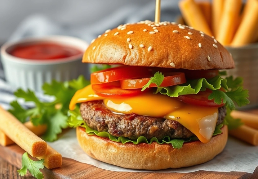 Representação visual de Descubra a Maionese de Hamburgueria: O Segredo Cremoso dos Lanches Irresistíveis