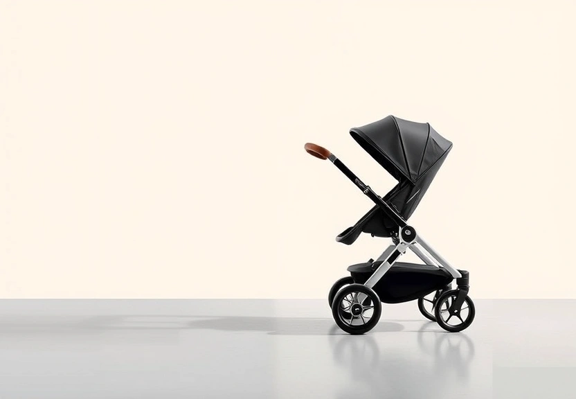 Representação visual de Aston Martin Launches Luxurious Baby Stroller with Iconic Design Features