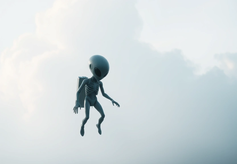 Representação visual de A Verdade Sobre a Busca por Alienígenas: O Papel Crucial da Nossa Atmosfera