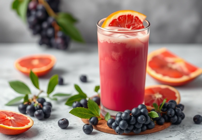 Representação visual de Descubre la receta del delicioso y nutritivo suco de uva natural