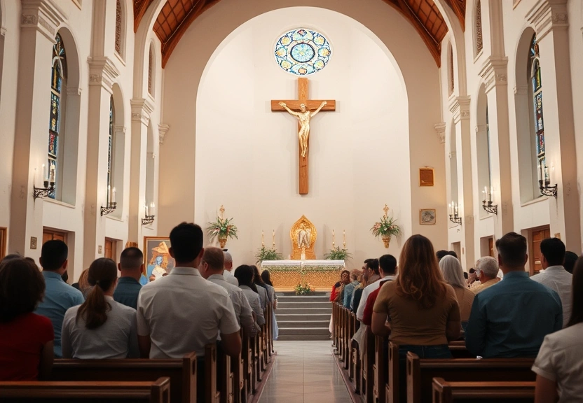 Representação visual de Tiroteio assusta fiéis durante missa de Cosme e Damião em igreja do RJ
