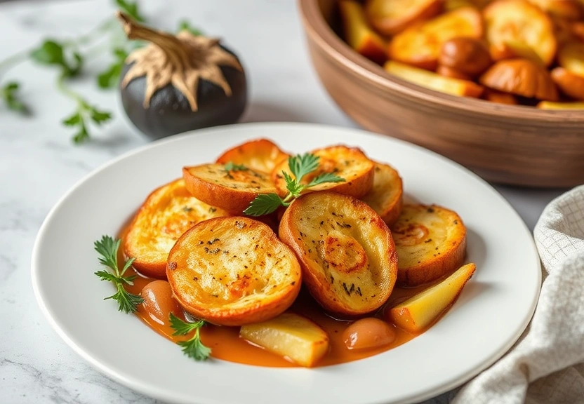Representação visual de Descubre la deliciosa Berinjela al Horno: Sabor Casero y Nutritivo para tus Comidas con Amor