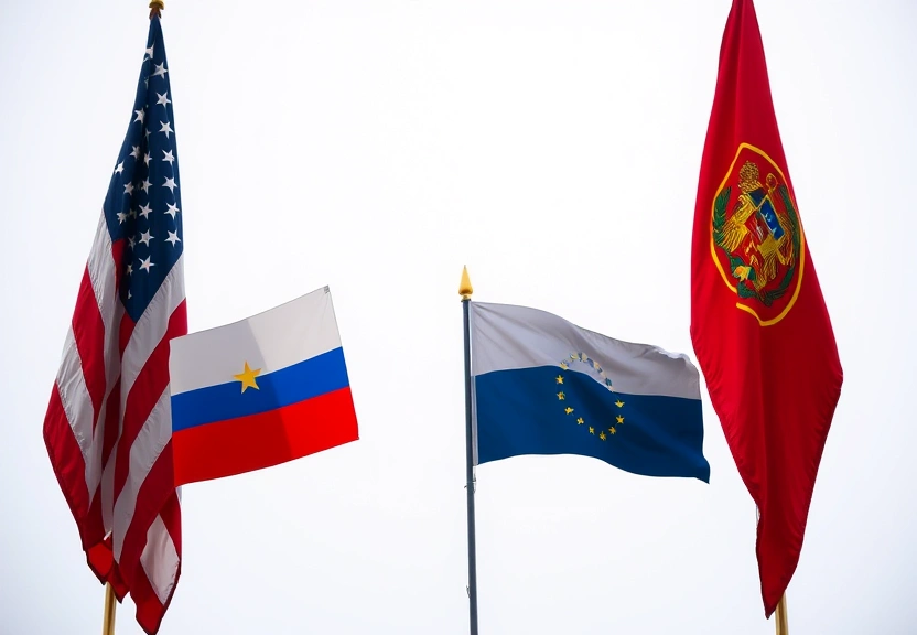 Representação visual de EUA e Ucrânia Celebram Progresso no Plano de Paz para Encerrar a Guerra com a Rússia